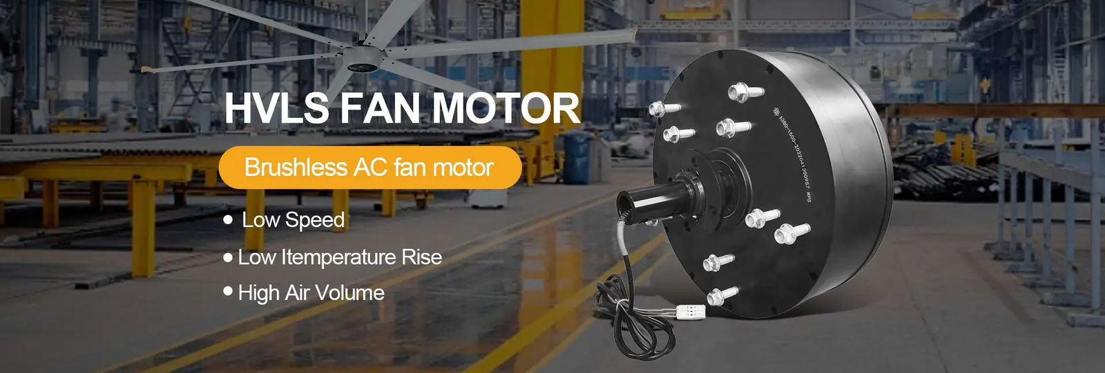 Industrieller Ventilatormotor