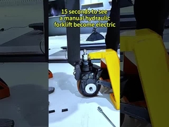 Elektrische Palettenhülle 2000 KG 2 Tonnen 3000 KG 3 Tonnen Geräuschpegel 75 dB A Gewicht 108 kg