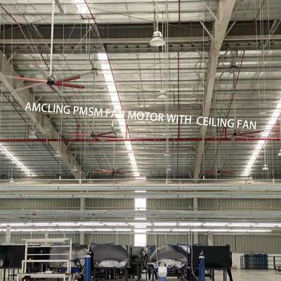 1500W 220v Industrielle Decke HVLS Ventilator für große Räume 6,1m 7,3m 12ft 10ft Durchmesser