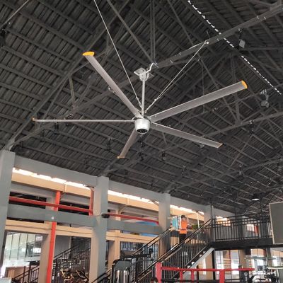 Dauermagnet Synchron 220v 380v HVLS Ventilatoren für Gewächshäuser 14ft 16ft 7,3m Kühlung
