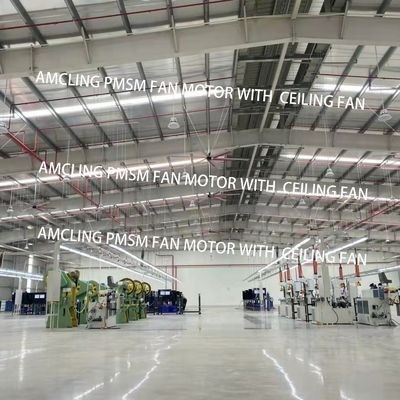 IE 1 Wirkungsgrad 1100w 3-Phasen-PMSM-Motor für industrielle große BLDC-HVLS-Deckenventilatoren
