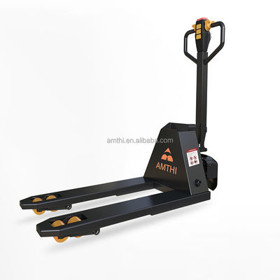 Hochhebewagen 1 Tonnen Räder Nylon PU Power Souce DC Motor AMTHI Schere Hebewagen Palettenwagen