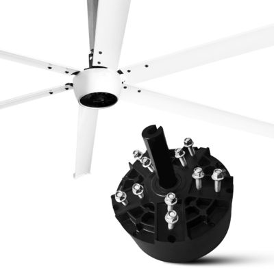 800 m3/h Luftvolumen AC DC Industrie-Bürstenloser HVLS-Ventilatormotor für eine verbesserte Effizienz