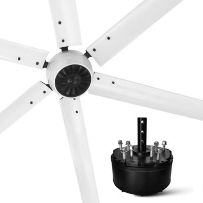 380v/220v 1500W Hvls Ventilatoren Preise Leistungsstarke Niedriggeschwindigkeit Hochdrehmoment Getriebe Decken BLDC-Ventilator Motor