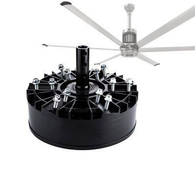 HVLS Gleichstrommotor Großer Schwarzer 220v 380v 1500w Großer Kühldecken-Industrielle Lüfter von AMCLING